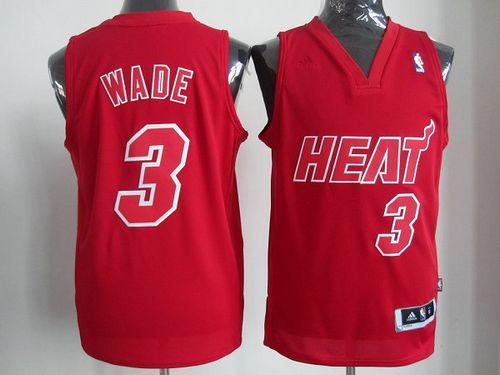 Dwyane Wade Miami Heat red Fashion jersey