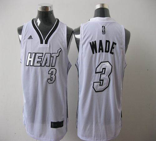 Dwyane Wade Miami Heat silver jersey