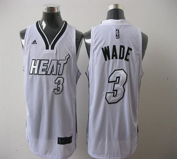 Dwyane Wade Miami Heat silver jersey
