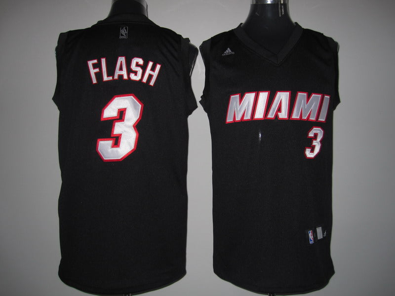 Dwyane Wade Miami Heat black Fashion jersey