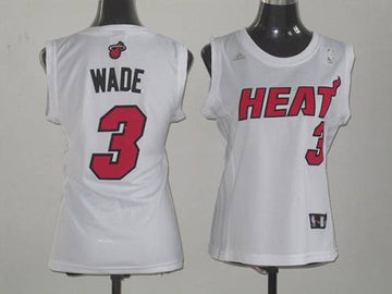 Dwyane Wade Miami Heat white Fashion jersey
