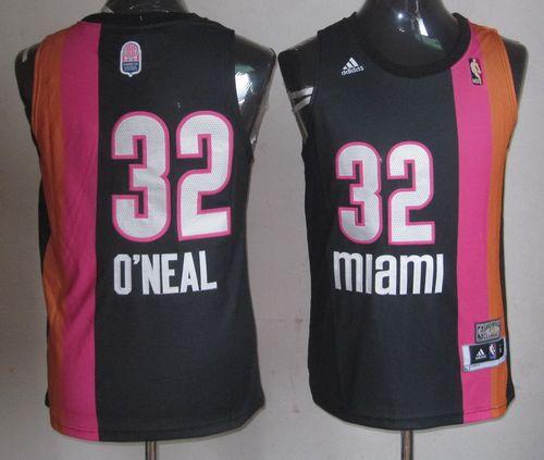 Shaquille O'Neal Miami Heat black Classic jersey