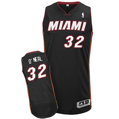 Shaquille O'Neal Miami Heat black Throwback jersey