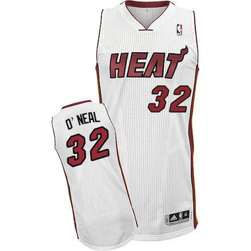 Shaquille O'Neal Miami Heat white Throwback jersey