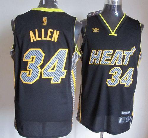 Ray Allen Miami Heat black Fashion jersey
