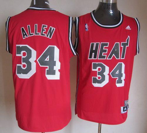Ray Allen Miami Heat red jersey