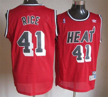 Glen Rice Miami Heat red Throwback jersey