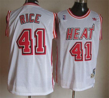 Glen Rice Miami Heat white Throwback jersey