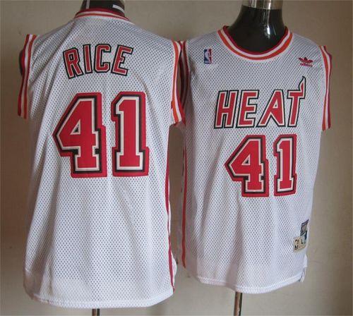 Glen Rice Miami Heat white Throwback jersey