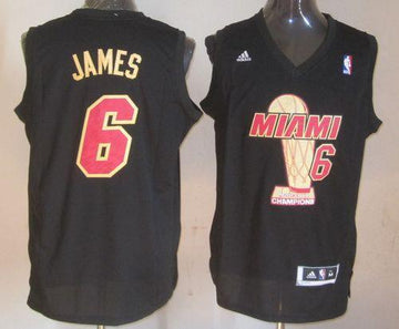 LeBron James Miami Heat black jersey
