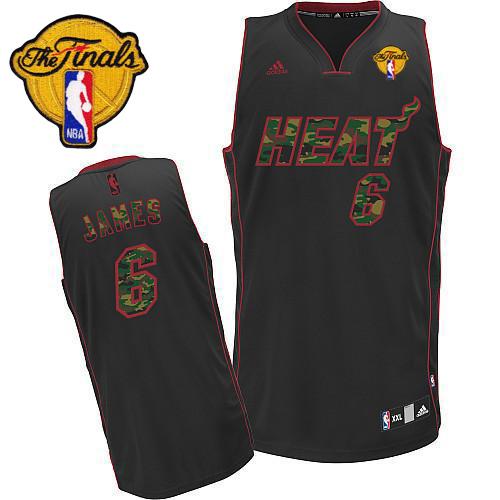 LeBron James Miami Heat black Fashion jersey