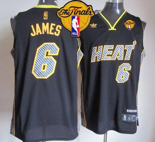 LeBron James Miami Heat black Fashion jersey