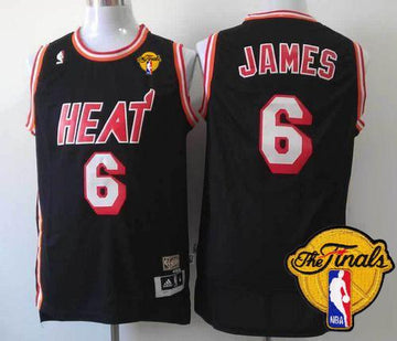 LeBron James Miami Heat black jersey