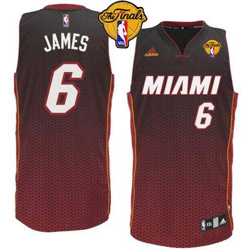 LeBron James Miami Heat black Fashion jersey