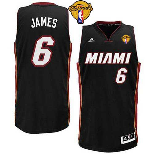 LeBron James Miami Heat black jersey