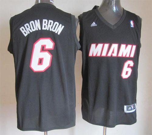 LeBron James Miami Heat black Fashion jersey
