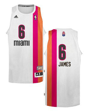 LeBron James Miami Heat white Classic jersey
