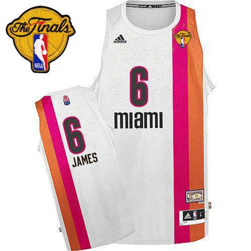 LeBron James Miami Heat white Classic jersey