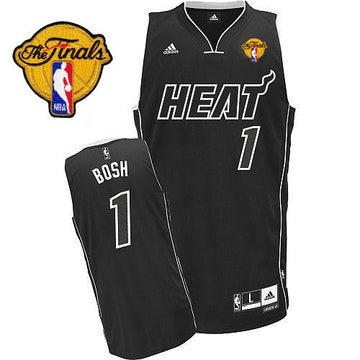 Finals Patch Miami Heat black Shadow jersey