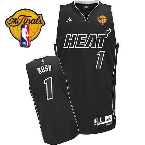 Finals Patch Miami Heat black Shadow jersey