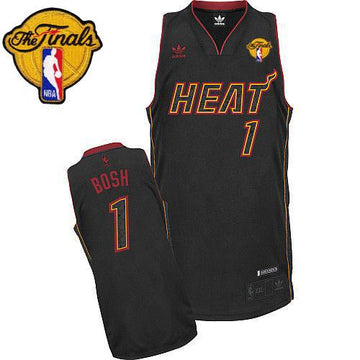 Finals Patch Miami Heat black Fashion jersey