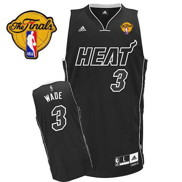 Finals Patch Miami Heat black Shadow jersey