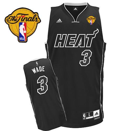Finals Patch Miami Heat black Shadow jersey