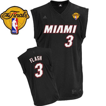 Finals Patch Miami Heat black Fashion jersey