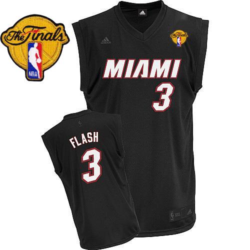 Finals Patch Miami Heat black Fashion jersey