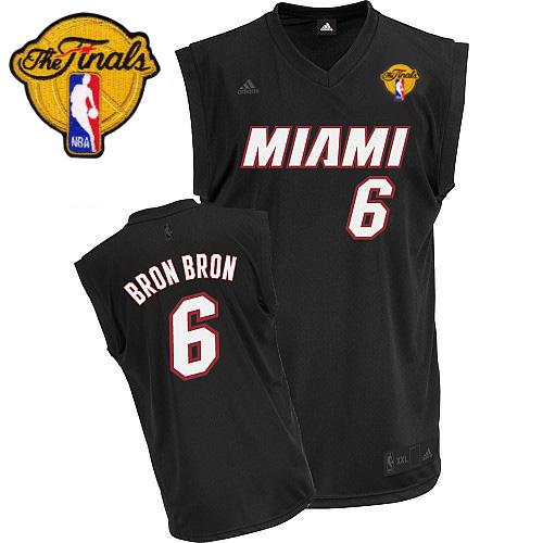 Finals Patch Miami Heat black Fashion jersey