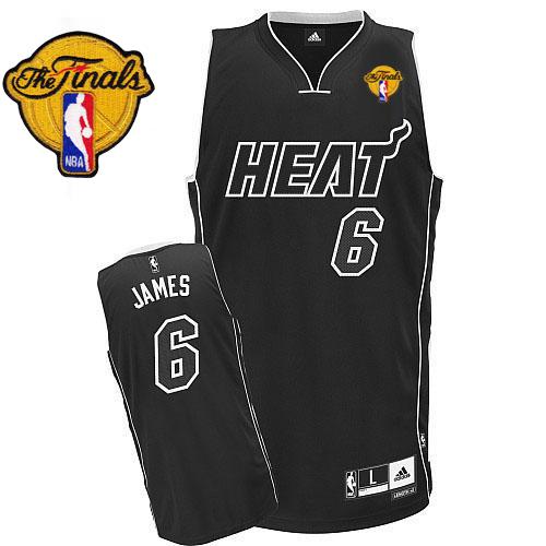 Finals Patch Miami Heat black Shadow jersey