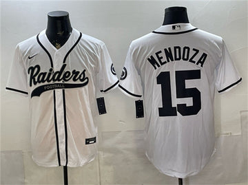 Fernando Mendoza Las Vegas Raiders white jersey