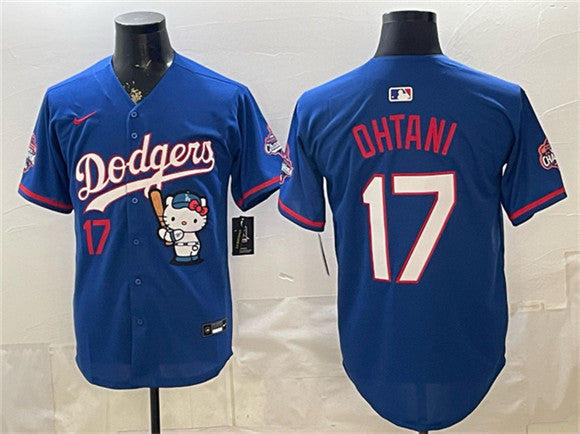 Shohei Ohtani Los Angeles Dodgers royal jersey