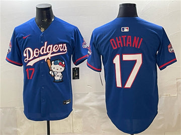 Shohei Ohtani Los Angeles Dodgers royal jersey