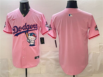 Custom Los Angeles Dodgers pink jersey