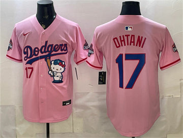 Shohei Ohtani Los Angeles Dodgers pink jersey
