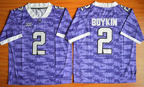 Trevone Boykin TCU Horned Frogs purple jersey