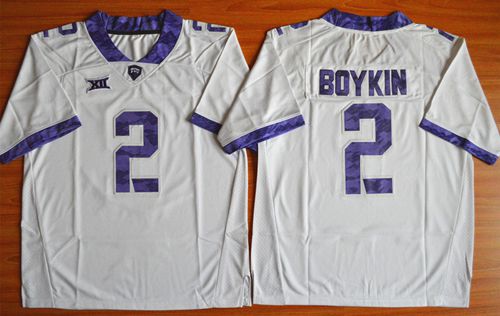 Trevone Boykin TCU Horned Frogs white jersey