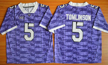 LaDainian Tomlinson TCU Horned Frogs purple jersey