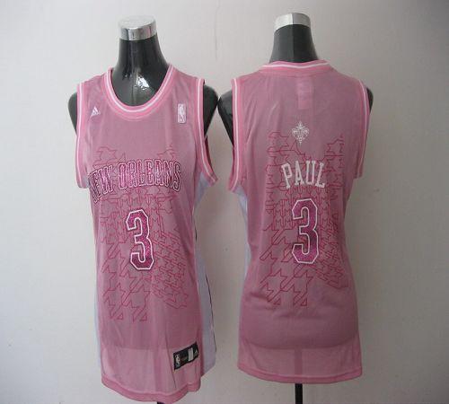 Chris Paul Charlotte Hornets pink Fashion jersey