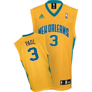Chris Paul Charlotte Hornets yellow jersey