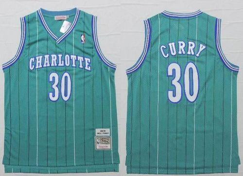 Dell Curry Charlotte Hornets blue Throwback jersey