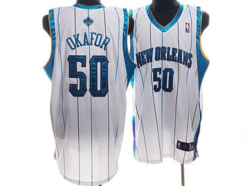 Emeka Okafor Charlotte Hornets white jersey