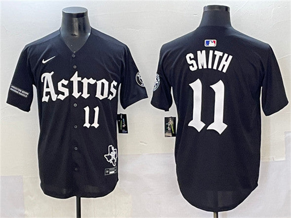 Cam Smith Houston Astros black jersey