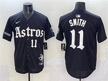 Cam Smith Houston Astros black jersey