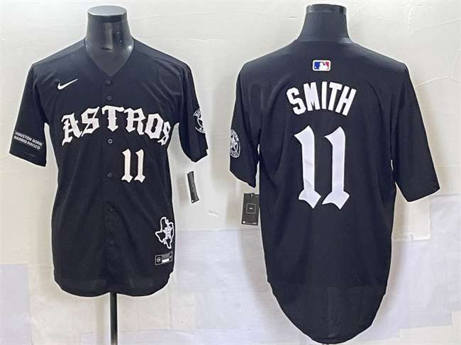 Cam Smith Houston Astros black jersey