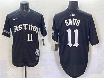 Cam Smith Houston Astros black jersey
