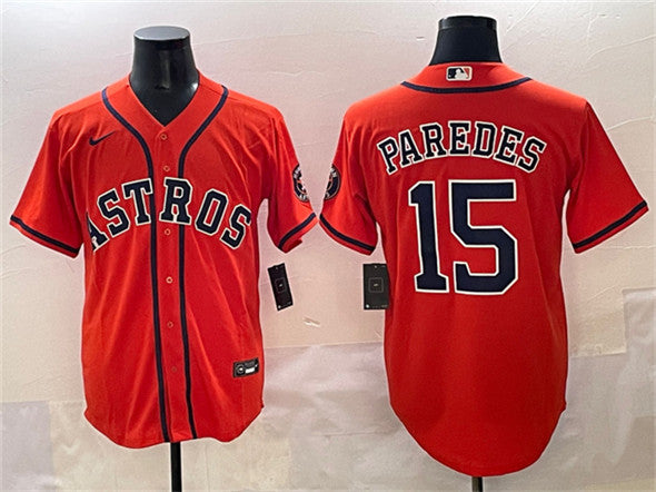 Isaac Paredes Houston Astros orange jersey