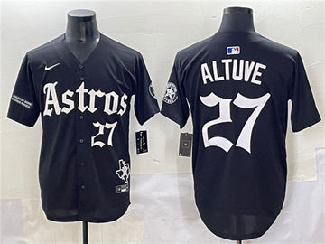 Jose Altuve Houston Astros black jersey