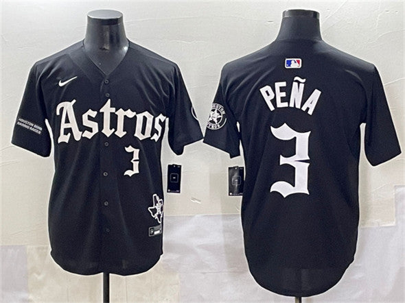 Jeremy Pena Houston Astros black jersey